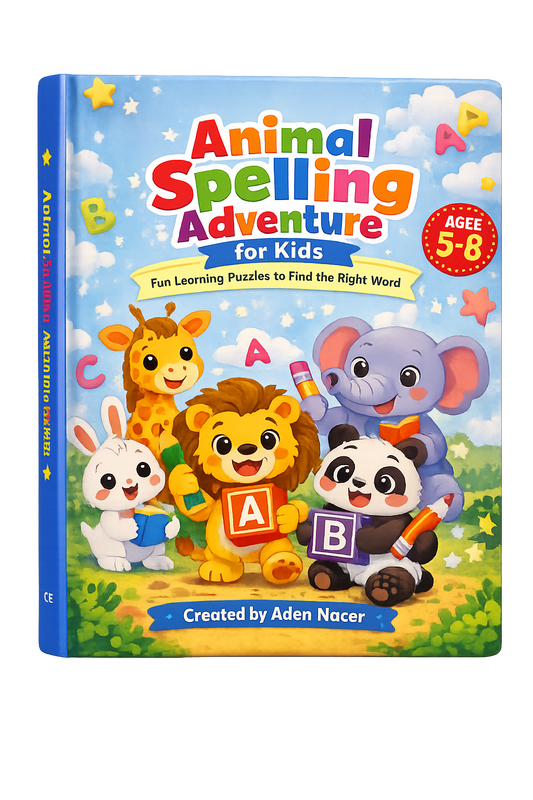 Animal Spelling Adventure for Kids (Ages 5–8)