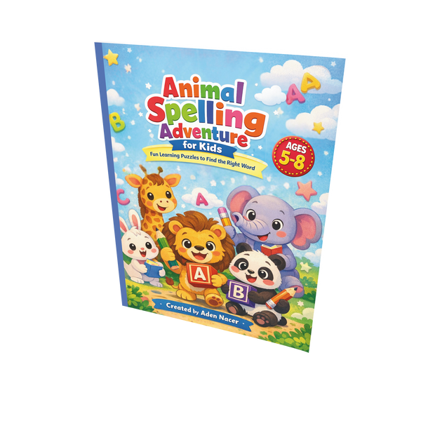 Animal Spelling Adventure for Kids (Ages 5–8)