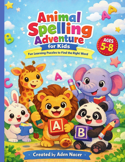 Animal Spelling Adventure for Kids (Ages 5–8)